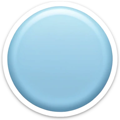pastel blue bullet point sticker