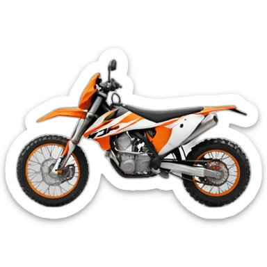 Motocross ktm sticker