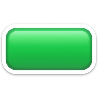 green  rectangule widht extra big button sticker