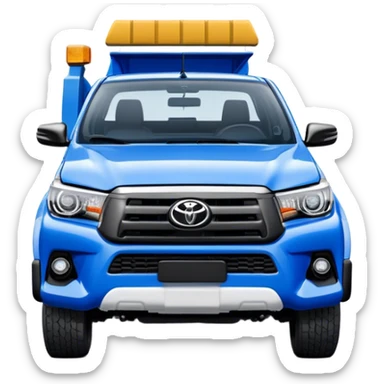 Toyota Hilux - Toyota (Model Year: 2021) (Iconic colour: Blue) sticker