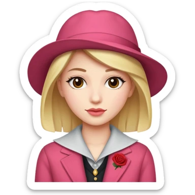 Blackpink-rose sticker