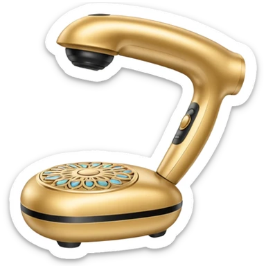 Gold icon of Max massager sticker
