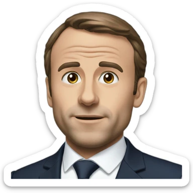 Macron sec sticker