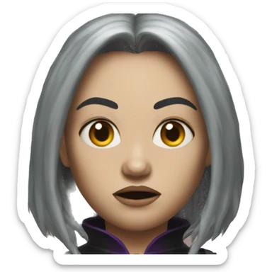 angry witch from Dungeons & Dragons super realistic sticker