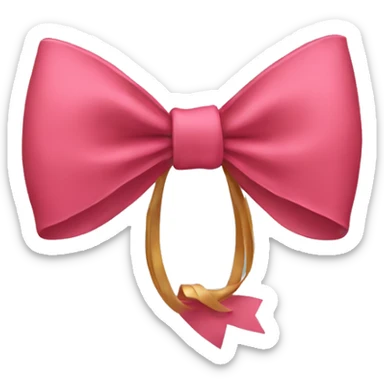 Bow sticker