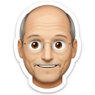 Steve jobs emoji sticker