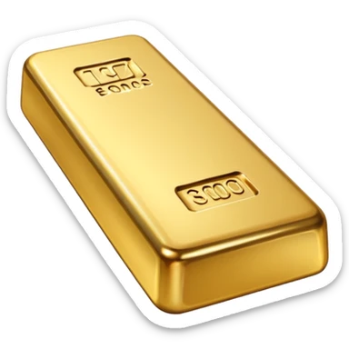 Gold bar sticker
