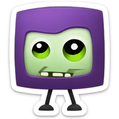 invader zim sticker