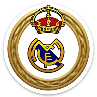 Real Madrid escudo real sticker