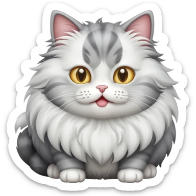 Cat farting sticker
