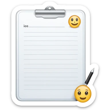 test completion sheet sticker