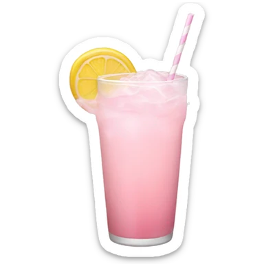 Light pink drink sticker