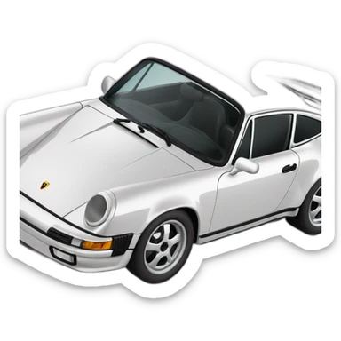 Porsche-911-emoji sticker