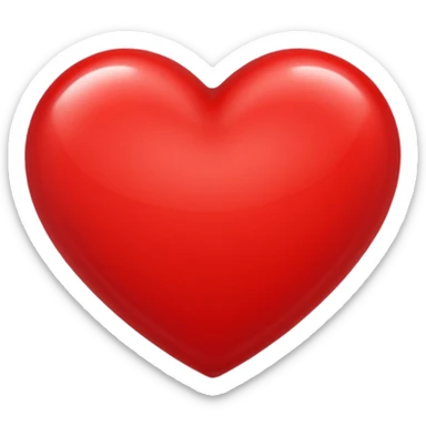 A heart that expresses a deep love for someone. With lots of flair sticker