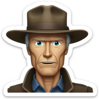 Clint Eastwood sticker