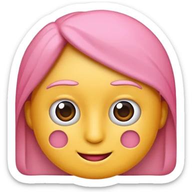 🎥 bu emojiyi pembe yap sticker