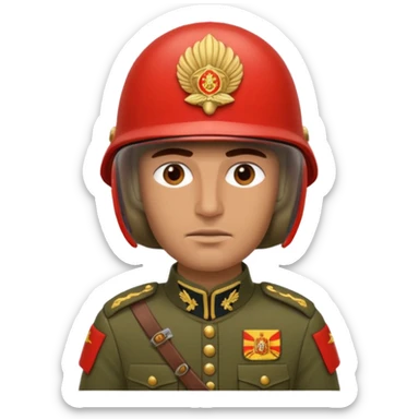 legionario del ejercito español con mi cara  sticker