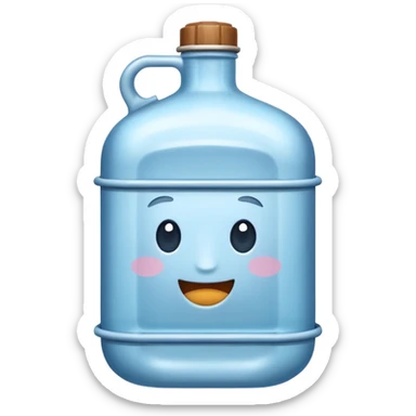 old water canteen sticker