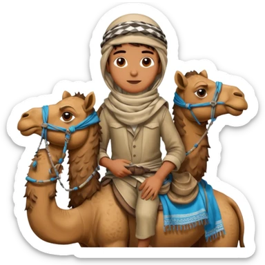 Desert Nomad Traveler sticker