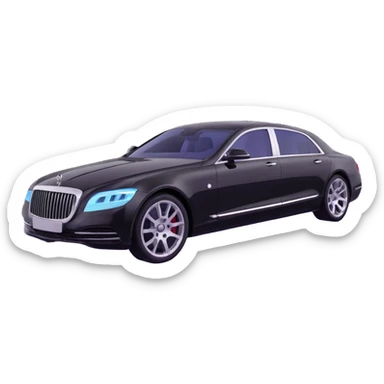 Show the transparent film clearly outside and above the luxury car, as if it is about to be placed, elegant 3D look sticker