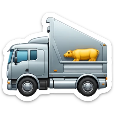 two trucks having sex sticker