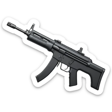 Mp5 rifle sticker