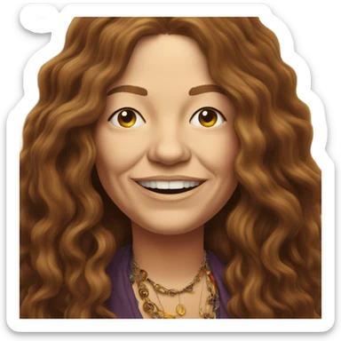 janis joplin sticker