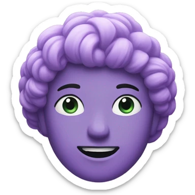 Lilac Netflix logo sticker