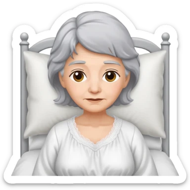 The Grandmother in the fairy tale Little Red Riding Hood sticker