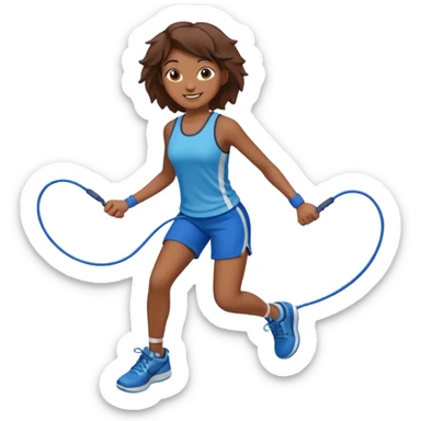 Jump rope sticker