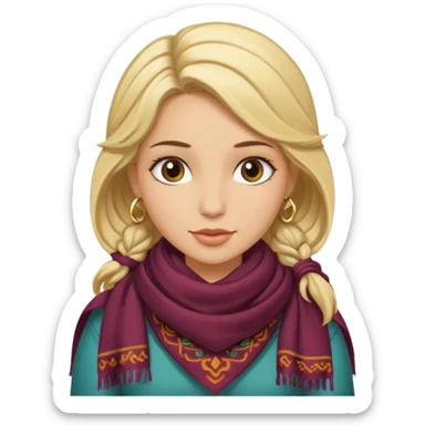 gypsy blonde  sticker
