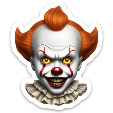 Pennywise the clown  sticker