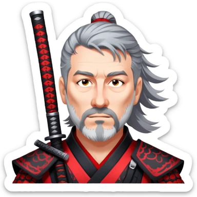 Daring Samurai sticker