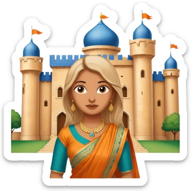 India Luxembourg  sticker