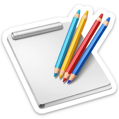 a game with drawing, scribblio sticker