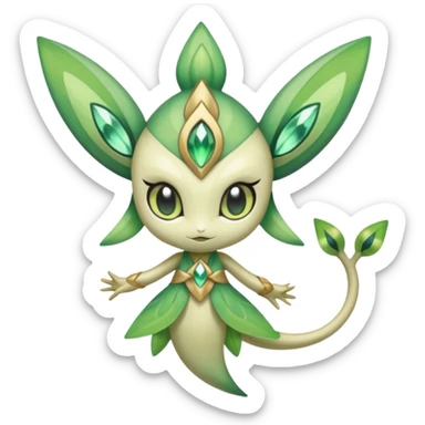 Virizion-Meloetta-Celebi-Jirachi-fusion sticker