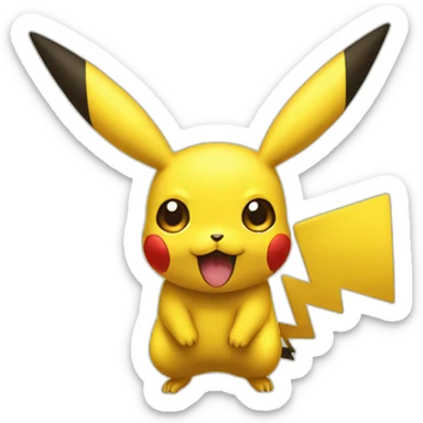 Legendary fantasy picachu sticker