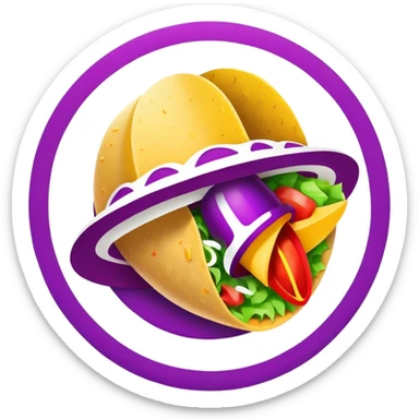 Taco Bell logo  sticker