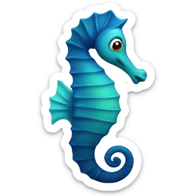seahorse sticker