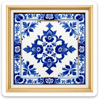 Cinematic Realistic image of exquisite blue and white porcelain, rendered with delicate, intricate patterns and fine textures, showcased against a classic Chinese backdrop with soft, refined lighting sticker
