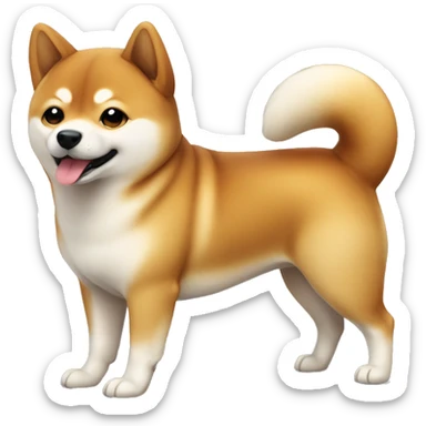 Cute Shiba dog sticker