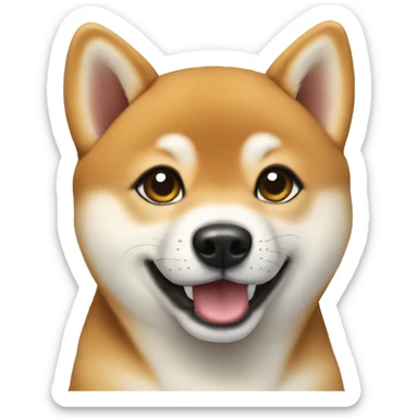 Shiba Inu puppy sticker