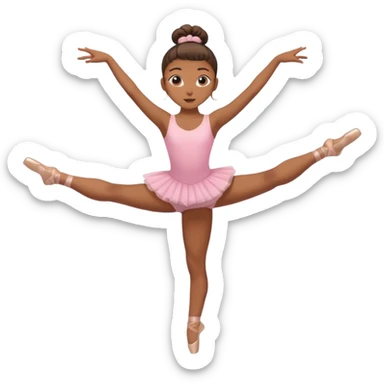 coque cabelo ballet corpo inteiro sticker