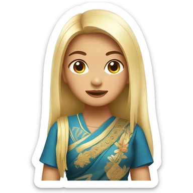 Thailand girl sticker