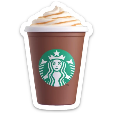 Starbucks cup of coffee sticker
