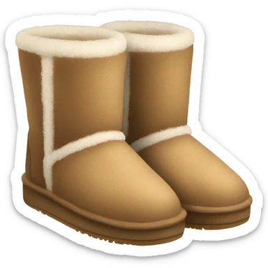 Pair of two Ugg slippers  sticker