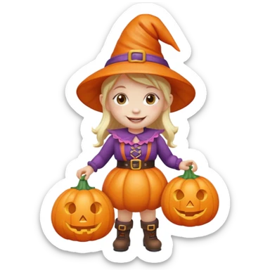   jeff koons halloween girl gnome inflatable sticker