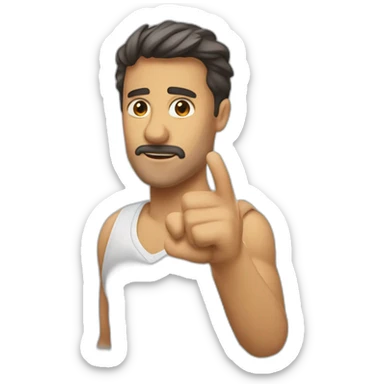 Tener el hombro dislocado sticker