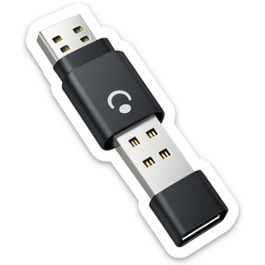 USB flash drive storage device with metal connector and plastic case sticker