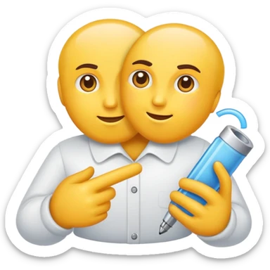 Волчки и зайчик sticker